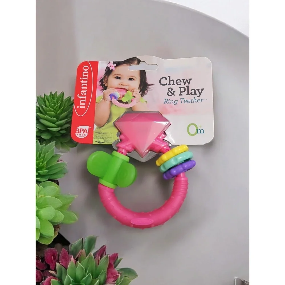 Infantino Activity Teether Toys  Baby 0+‎ Months BPA Free Chew & Play